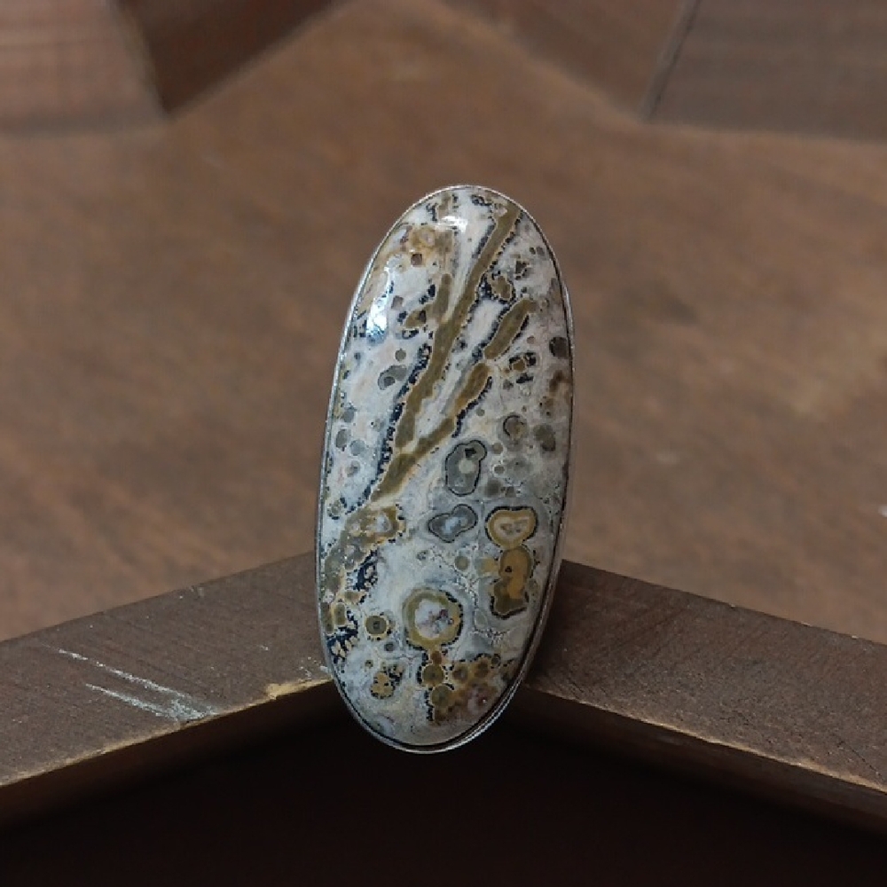 Hand Crafted Unique Stone Ring with Natural Hues
